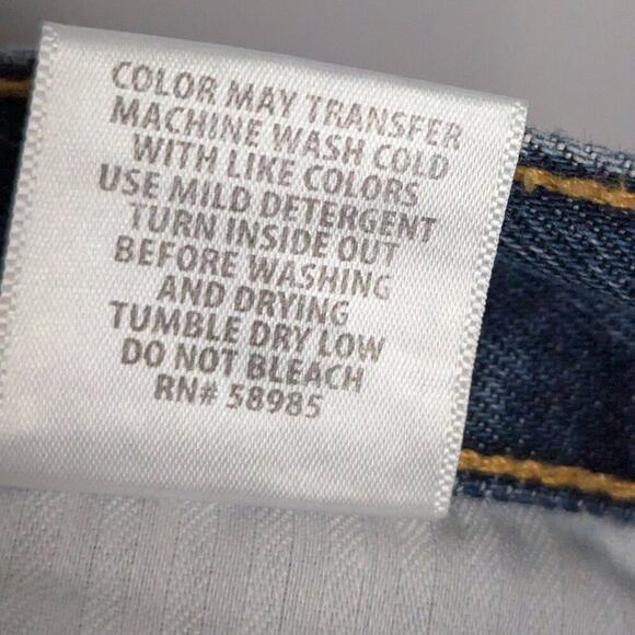 Carmar Blue Denim High Rise Straight Leg Distressed Ursula Jeans Size 29 NWT - Picture 11 of 11